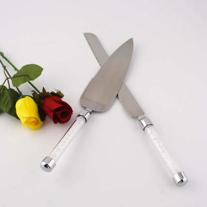 

2018 Hot-Sale Cutlery Set, 8"Long Knife Fit For Wedding Cake, 2pcs/set With Gift-Box Packing, Free Shipping to Euro 20 Countries