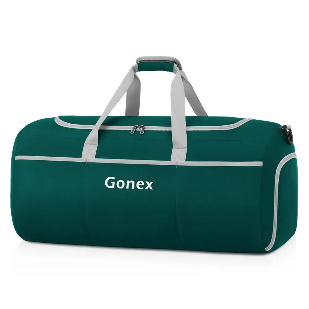 Gonex 90L дорожная сумка, посылка, легкая сумка для багажа, сумки для мужчин и женщин, для отдыха, спорта на открытом воздухе, для спортзала - Цвет: Blackish Green