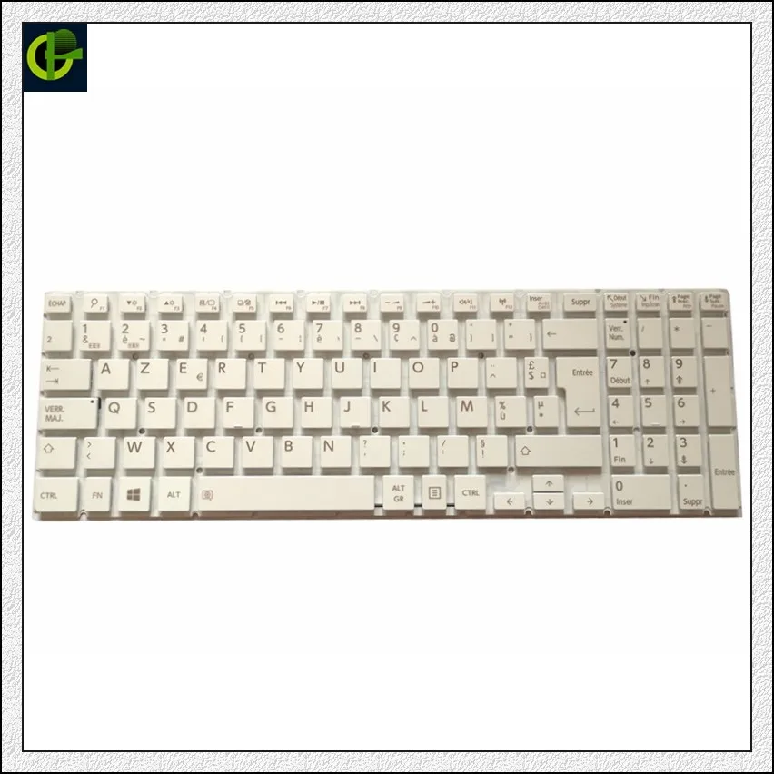 Французская клавиатура Azerty для Toshiba Satellite P50-C-18N P50-C-190 P50-C-1CW P50-C-15T P50-C-16K FR white |