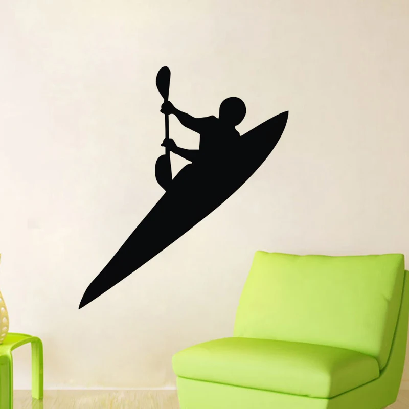 Kids Kayak Wall Stickers Vinyl Art Decals Removable Home Decor Wall Art