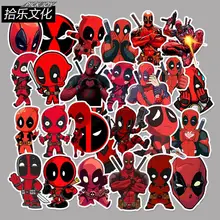 35pcs Marvel The Avengers Deadpool Cartoon Stickers for luggage laptop Decal Skateboard Stickers Moto Bicycle Car Guitar Sticker 35pcs Marvel The Avengers Deadpool Cartoon Stickers for luggage laptop Decal Skateboard Stickers Moto Bicycle Car Guitar Sticker