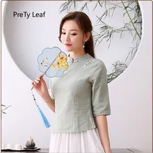 Новая Осенняя Футболка с нашивками в национальном стиле