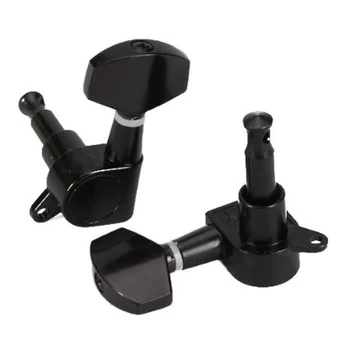 

SYDS Guitar Tuning Pegs Tuners Machine Heads 3L 3R Black