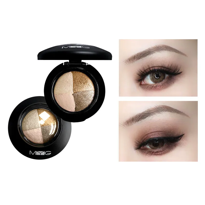 

Top Quality 4colors Mineral Eye Shadow Metallic Natural Waterproof Eye shadow Easy to Wear Long-lasting Matte Wet Eye Shadow