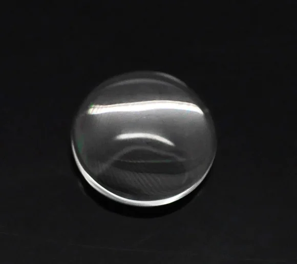 DoreenBeads прозрачный Круглый купол стеклянный уплотнитель 12 мм (1/2 &quot) 15 шт |