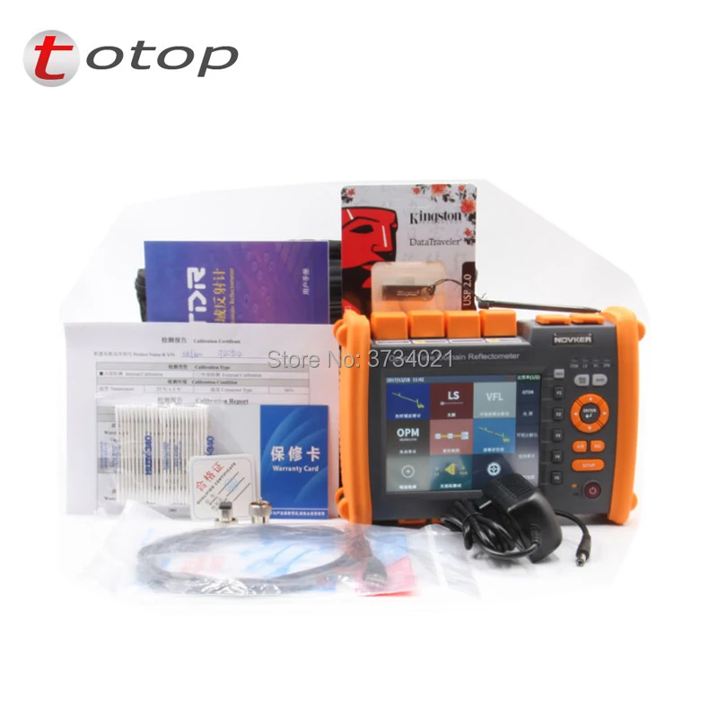 

NK5600 OTDR Optical Time Domain Reflectometer high quality SM 1310-1550nm-30/32dB VFL 5MW Visual Fault Locator