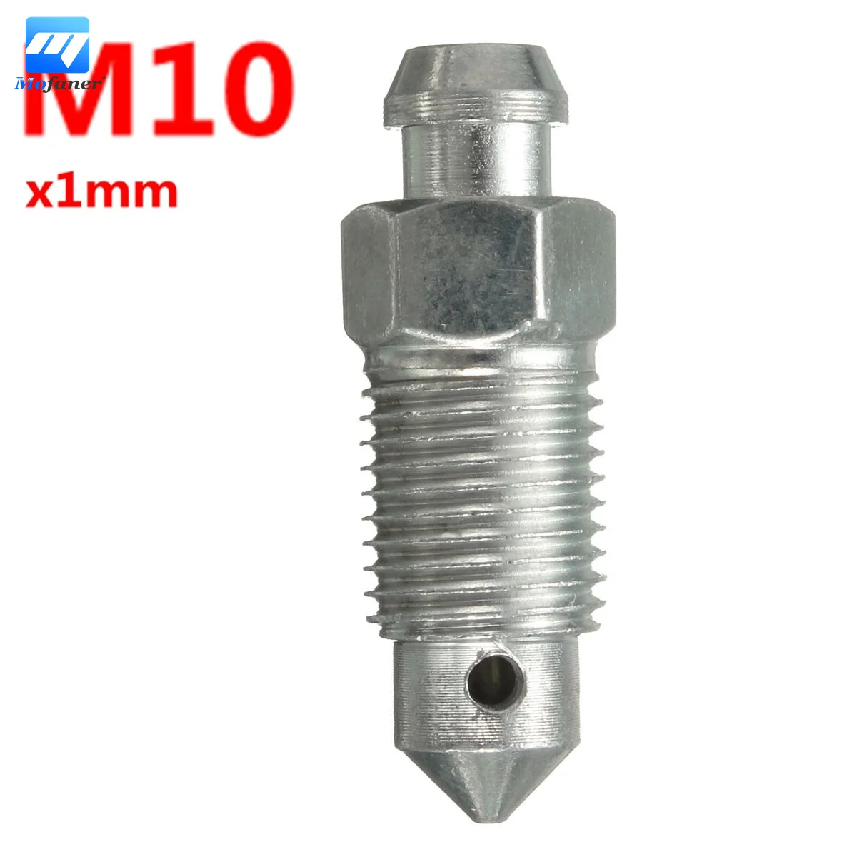 2 PCS M10 x 1.00mm Braking Caliper Motorcycle Brake Bleed Screw Nipplein Levers, Ropes & Cables