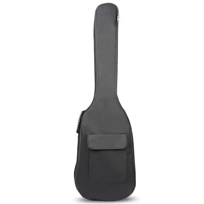 Waterproof Double Straps Bass Backpack Gig Bag Case for Electric Bass Guitar 5mm Thickness Sponge Padded