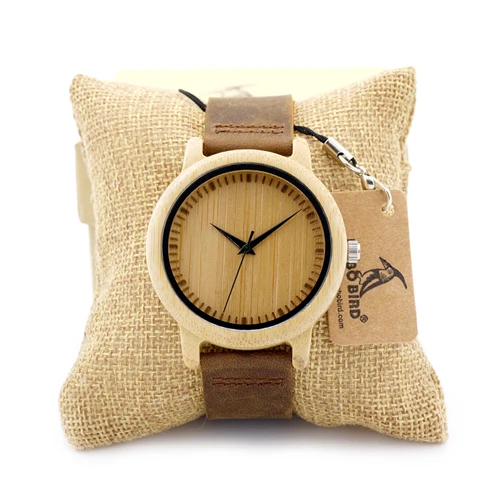 BOBO BIRD часы бамбуковые пары часы для влюбленных ручной работы из натурального дерева Роскошные наручные часы Идеальные подарки товары OEM Прямая поставка - Цвет: Mens