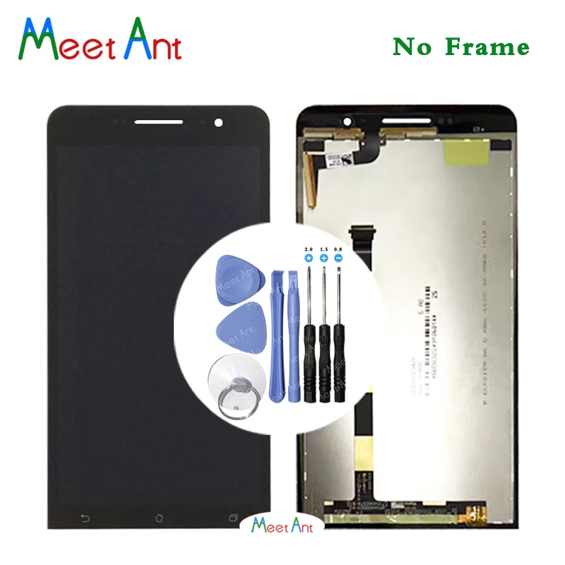 

High Quality 6.0'' For Asus Zenfone 6 A600CG A601CG LCD Display Screen With Touch Screen Digitizer Assembly + Tool