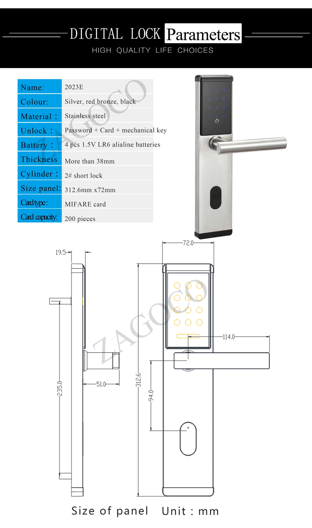 Электронный цифровой дверной замок с кодом доступа Смарт 13,56 МГц карта клавиатура Passcord дверной замок 6 цифр комбинированный дверной замок