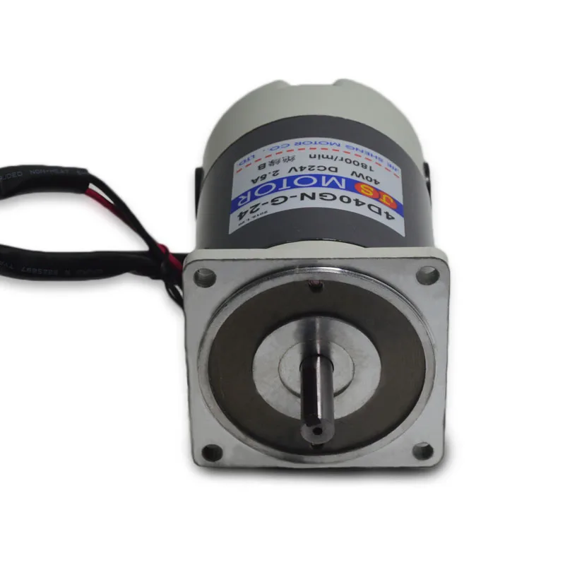4D40GN-G-24 DC motor 1800 rpm high speed high torque motor micro- speed motor 12 / V24V / 40W Power Tool Accessories js zyt31 dc high torque dc motor speed control lathe motor speed 1800 rpm power dc220v 750w power tool accessories