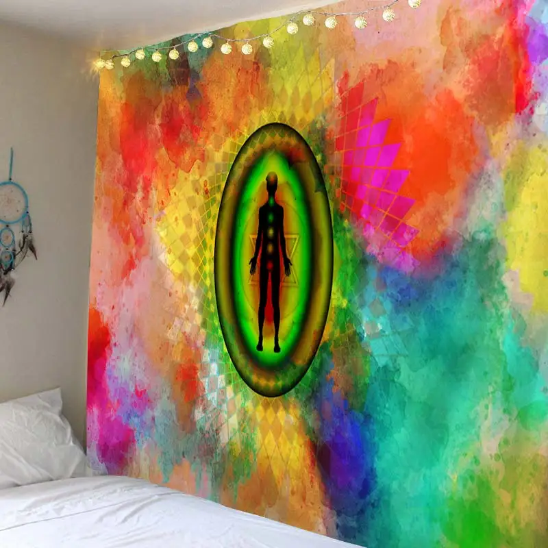 Starry Night Galaxy Decor Psychedelic Tapestry Wall Hanging Indian Mandala Tapestry Hippie Chakra Tapestries Boho Wall Cloth Starry Night Galaxy Decor Psychedelic Tapestry Wall Hanging Indian Mandala Tapestry Hippie Chakra Tapestries Boho Wall Cloth