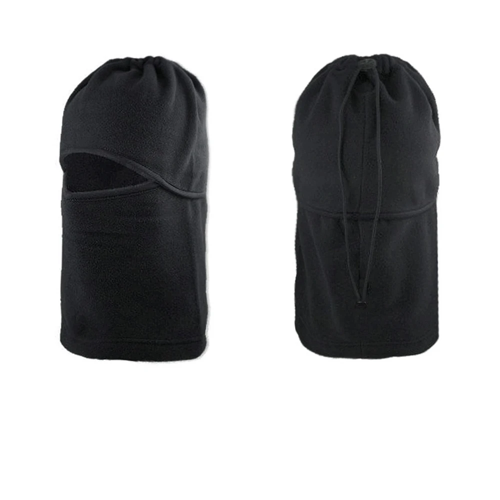 FORAUTO черная Балаклава, полное покрытие для лица, флисовая маска, ветрозащитная шапка, зимняя пробка, мотоциклетная маска для лица