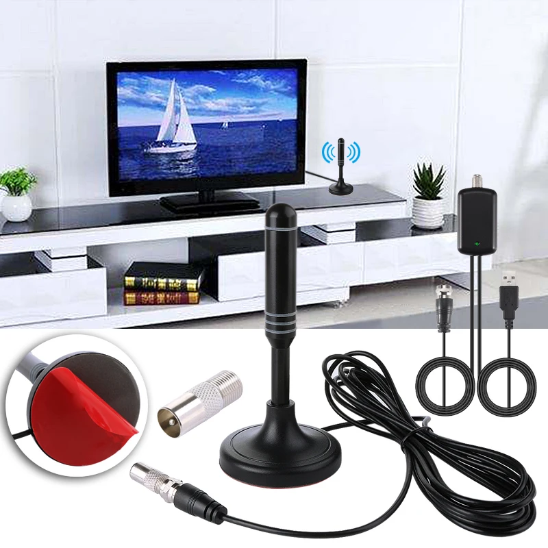 Best Caravan Portable TV Antenna Indoor Outdoor Digital HD Freeview Aerial Arielin TV Antenna