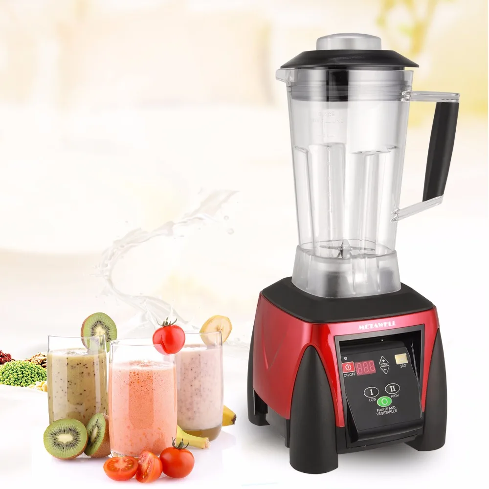 3HP 2200W 1500W font b Food b font Blender Fruit Meat Mixer Machine Milkshake Machine Multifunctional