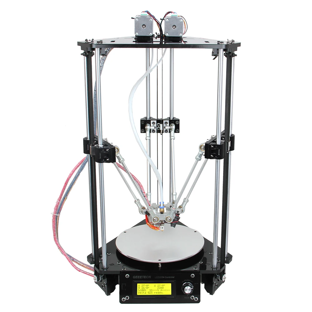 Free Shiping ! Latest Delta Rostock mini G2s pro 3D Printer Double ... - Free Shiping Latest Delta Rostock Mini G2s Pro 3D Printer Double Nozzle DIY Kit With Auto