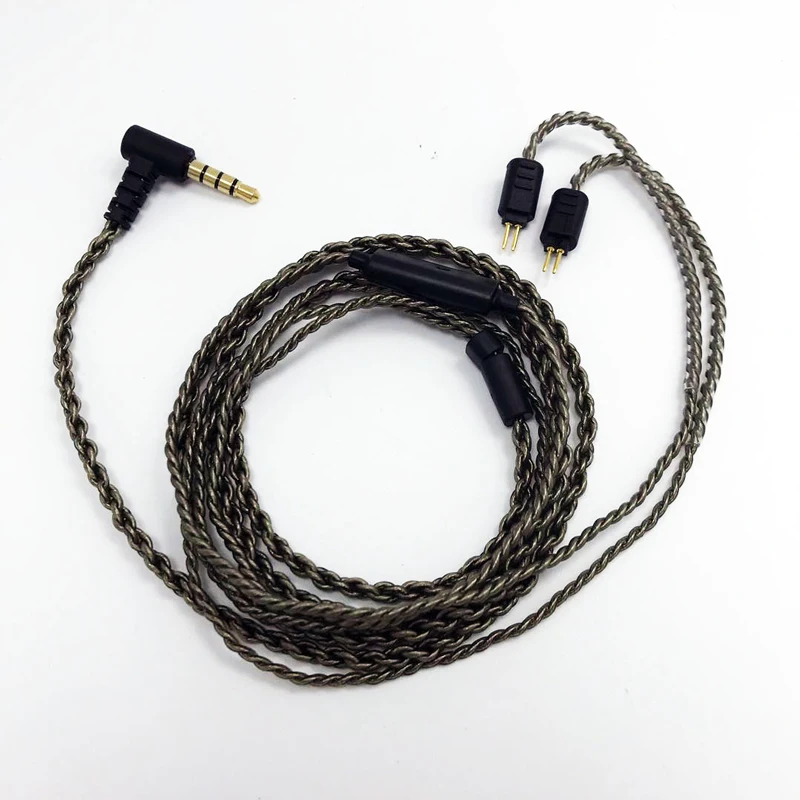 Новый 0 78 мм 2 Pin для Weston TFZ 1964 W4r Um3x Es3 Es5 Сменный кабель наушников с микрофоном IPhone