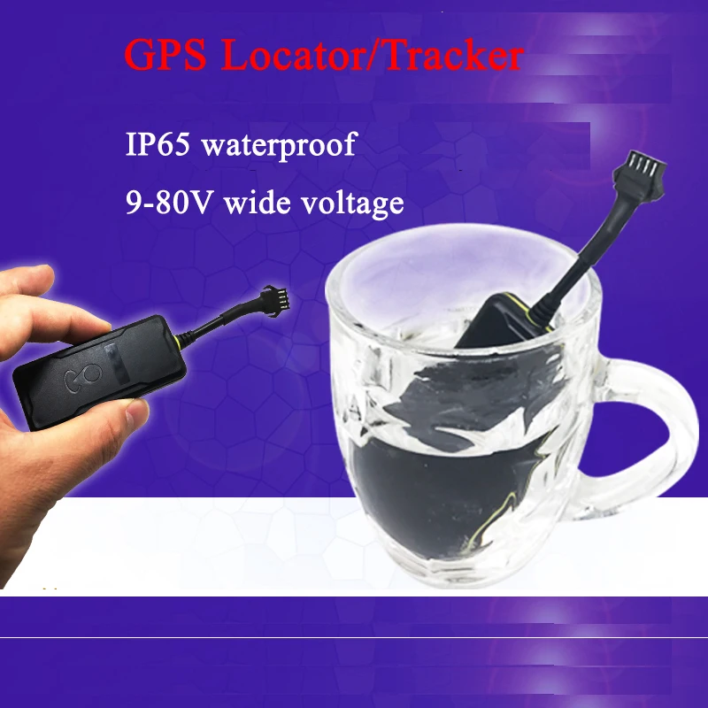 Genuine Mini Waterproof GSM GPS tracker Locater Built-in Battery for Vehicle Car motorcycle micro locating & Cut Off Oil Power