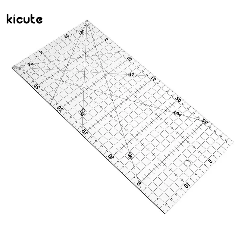 

15*30CM Sewing Patchwork Ruler 3MM Thick Transparent Patchwork Foot Handmade DIY Essential Dedicated Patchwork Tools