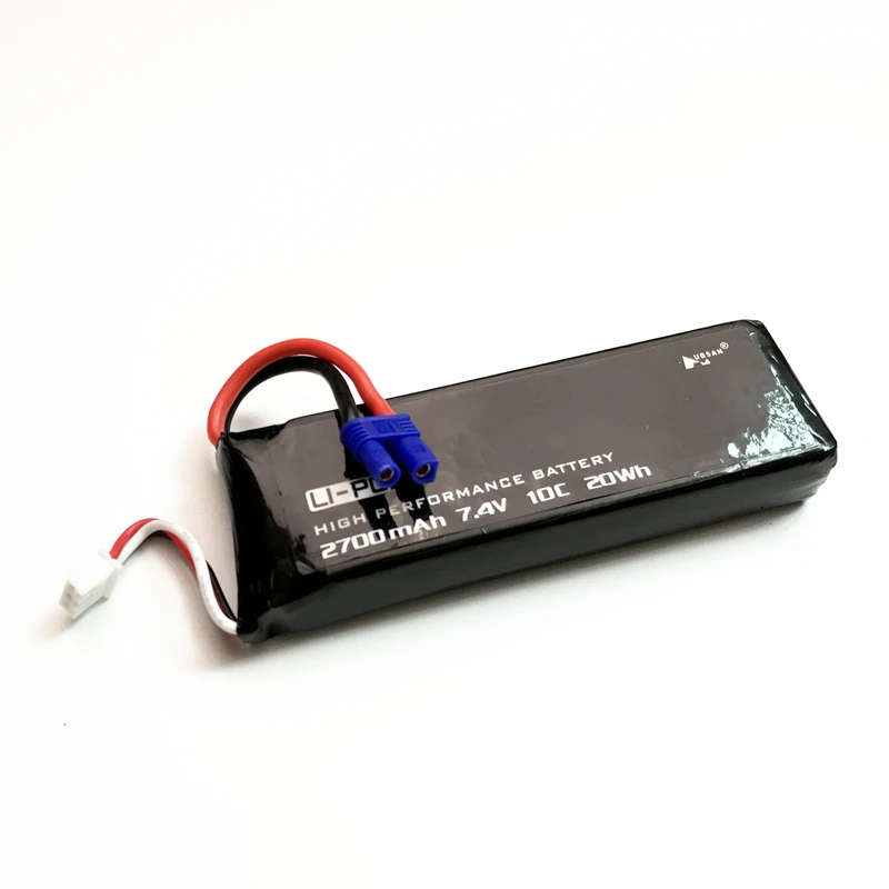 Лучшая сделка 2 шт. Hubsan H501S X4 RC Квадрокоптер запасные части 7,4 V 2700mAh 10C аккумулятор H501S-14 для RC квадрокоптера