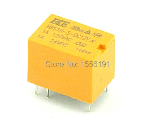 

10PCS 6Pin The relay HRS1H-S-DC12V 4100 Small signal relay New and original