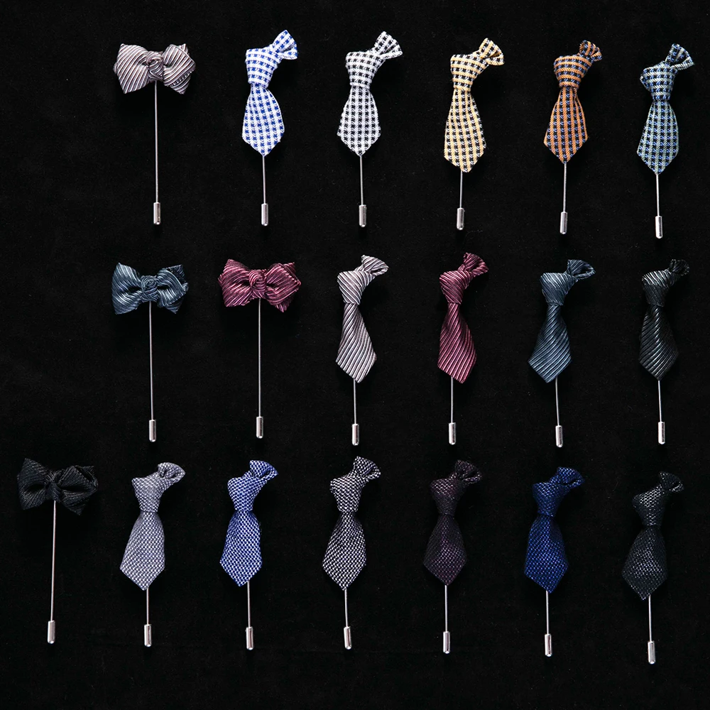 خياط سميث ربطة العنق شكل طية صدر السترة دبوس الأزياء عارضة مصمم دعوى العروة فراشة عصا دبابيس الملابس هدية اكسسوارات