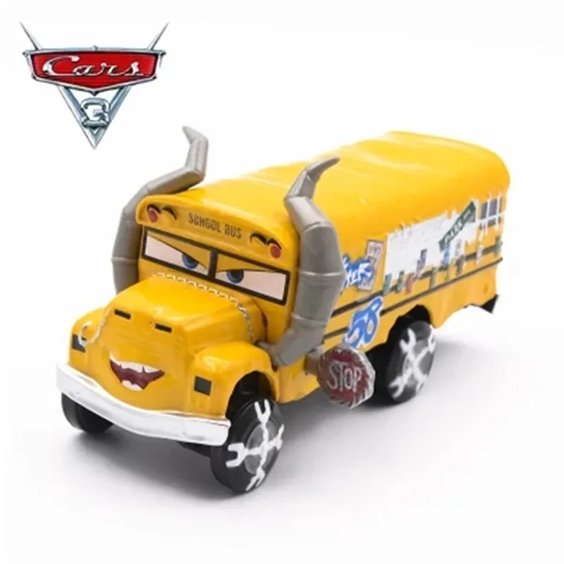 

Disney Pixar Cars 3 New Roles Miss Fritter Lightning McQueen Diecast Metal Model Alloy Toys Car New Year Gift for Kids