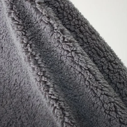 Grey Soft Berber Fleece Fabric Sherpa Fleece Fabric Lining Cloth Cloth Handmade DIY Dolls