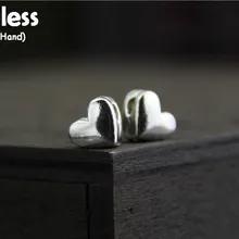 Uglyless Real S 925 Стерлинговое Серебро в форме сердца фурнитура для бусин ювелирные изделия DIY ручной работы распорка бусины сладкий подарок фурнитура Bijoux