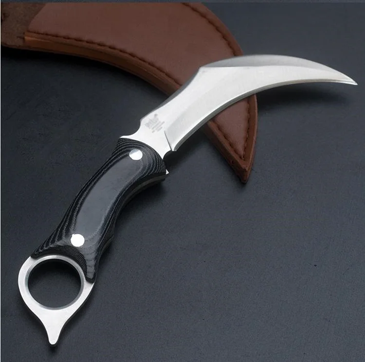 Профессиональный Военный нож Karambit, коготь, нож S, боевой мачете, тактические охотничьи ножи, спасательный нож, фиксированное лезвие, Прямая поставка