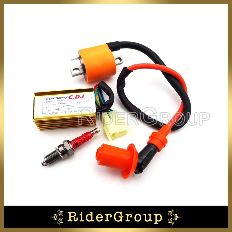 Racing Ignition Coil CDI Spark Plug 150cc 200cc 250cc Engine ATV Quad Dirt Bike/&