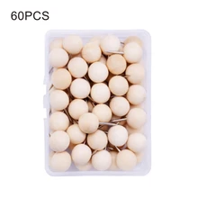 1 коробка с контейнером для организации, нажимная булавка для рисования, для офиса, школы, для переплета, деревянные принадлежности, Thumbtack Home, карта, пробковая доска, для рукоделия, для ногтей