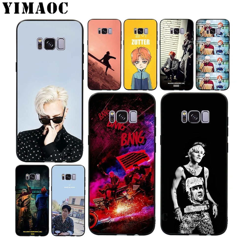 Мягкий силиконовый чехол YIMAOC G dragon K pop для Samsung Galaxy A3 A5 A6 Plus 2017 2016 S6 S7 Edge S8 S9 и Note 8 9 |