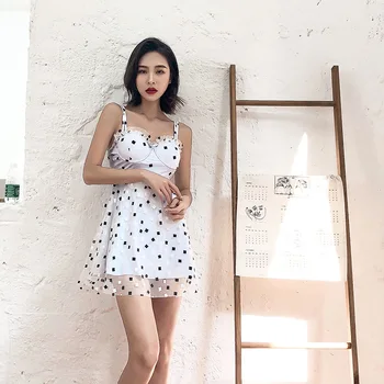 

Tankini Rush Guard For Women Womens Surf Suit Swimwear Split Clothing Sets Underwire Holds Sexy Skirt Swimsuit Woman 2019