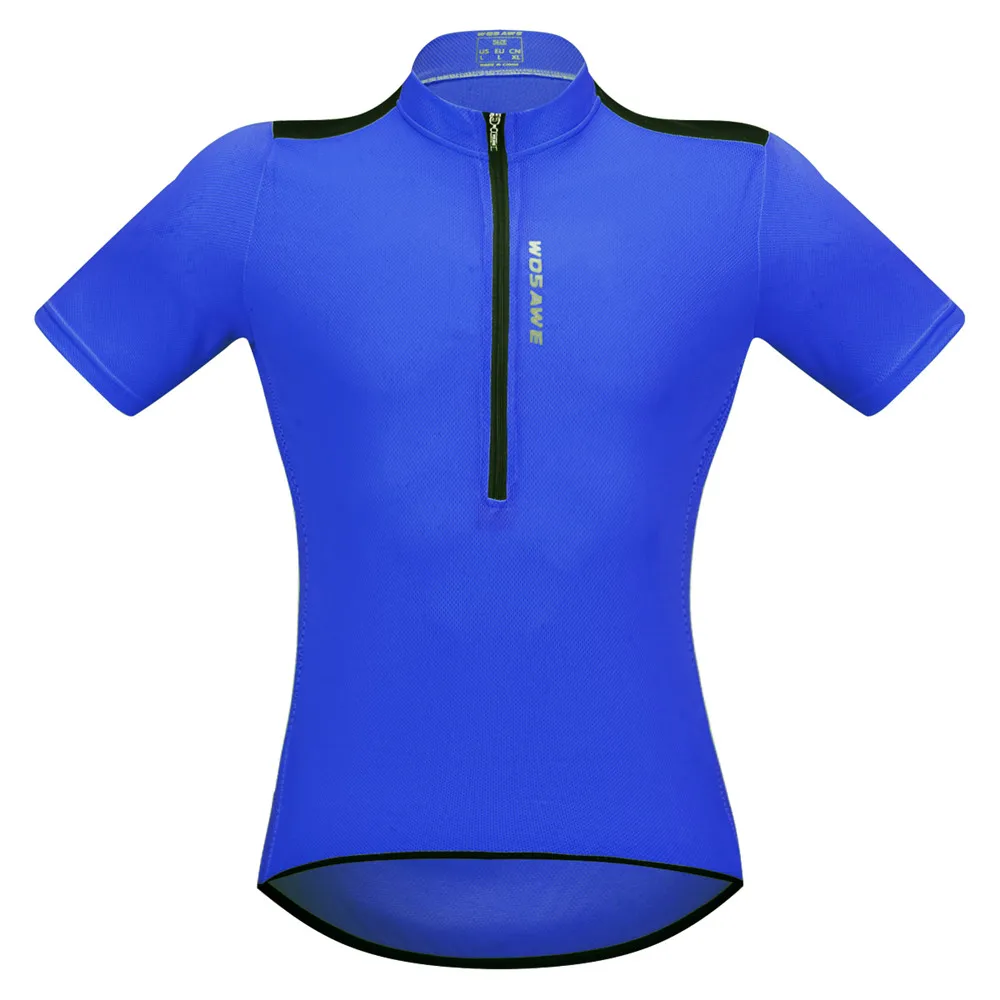 WOSAWE Лето MTB майки для велоспорта мужская верхняя одежда для велоспорта рубашки быстросохнущая велосипедная одежда Горные Джерси - Цвет: BL201-L