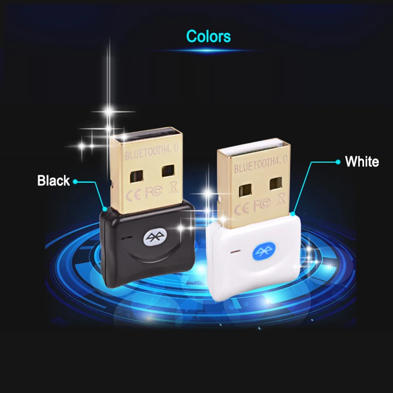 Беспроводной bluetooth-адаптер CSR V4.0 с двумя режимами Mini USB Bluetooth Dongle USB 2,0 Bluetooth компьютерный приемник черный/белый