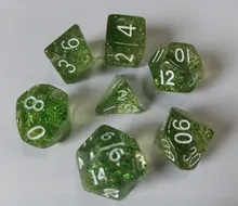 Free shipping NEW Specials 7pcs each set glitter dice D4 D6 D8 D10 D10 D12 D20 for board game/card game accessories