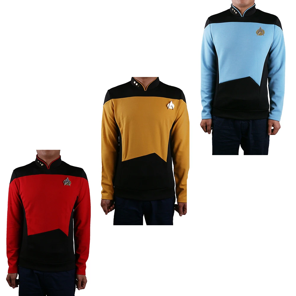 Star Trek Costume TNG The Next Generation Badge Free Red Yellow Blue