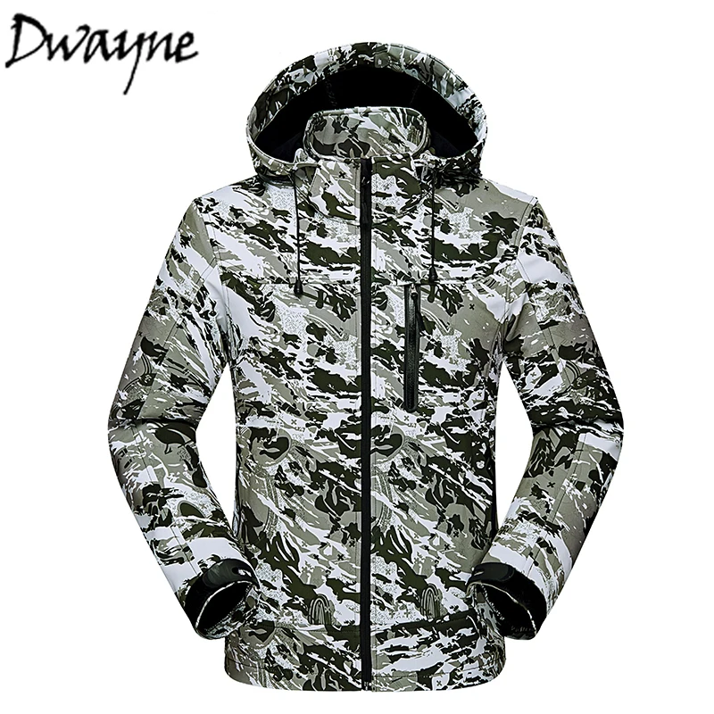 

Men Windproof Waterproof Breathable Thermal Softshell Jacket Outdoor Hunting Fishing Camping Hiking Jacket