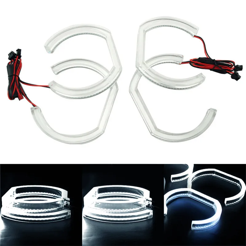 LED Ангельские Глазки Halo кольца 3D DTM LCI M4 стиль подходит для BMW 3 E90 E92 E93 F30 F31