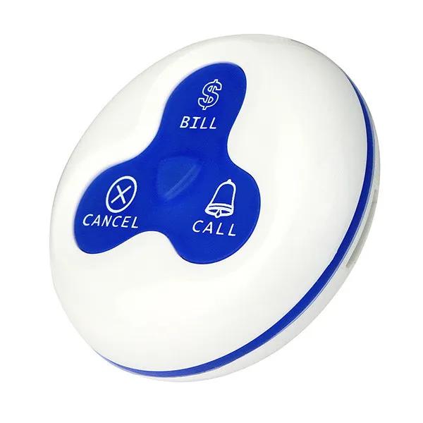 Waterproof Wireless Restaurant Call Transmitter Button (3)