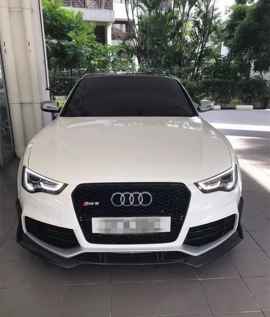 RS5 Bumper Front Splitter Lip // ABT Style Carbon Fiber