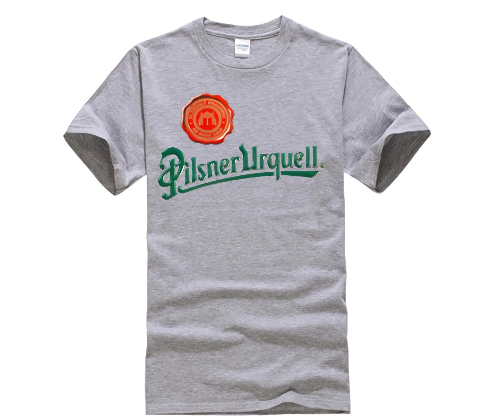 Pilsner Urquell пивная футболка, чешский край - Цвет: light grey