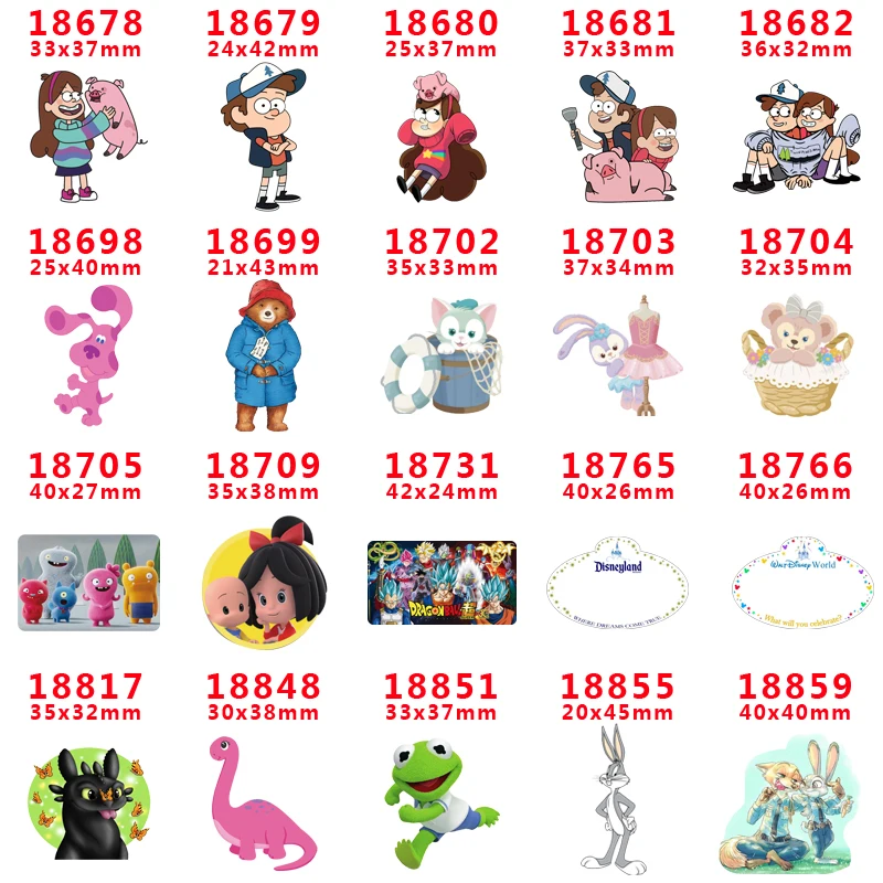 

Free shipping 30 pcs cartoon character planar resin PR 18678