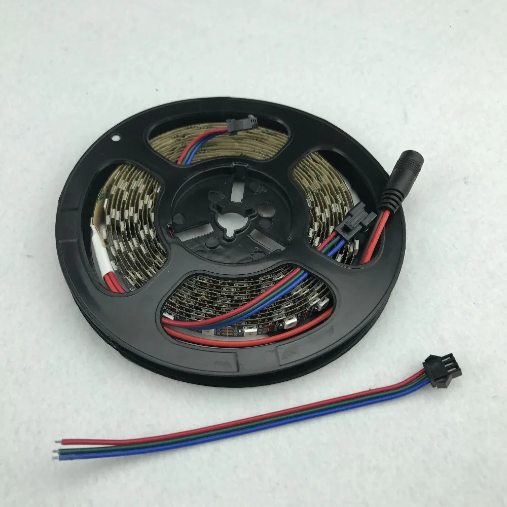 Пиксельная Светодиодная лента WS2812B 4m 60 Светодиодный s/m DC5V неводонепроницаемая IP33