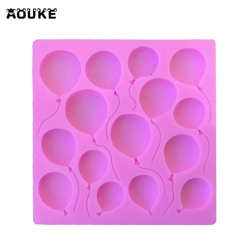 Aouke 1 шт. воздушные шары форма силиконовые украшения торта формы конфеты шоколадные формы печенье кондитерские формы кухонные инструменты для выпечки