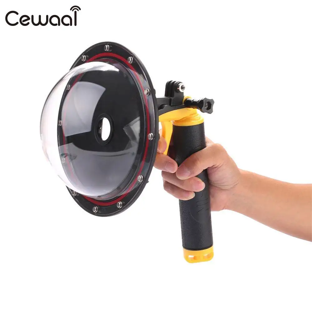 

Cewaal Professional 6 inch Underwater Diving Cam Fish Eyes Lens Dome Port Cover Hood for Gopro Hero 3/4 Sport Camera Products