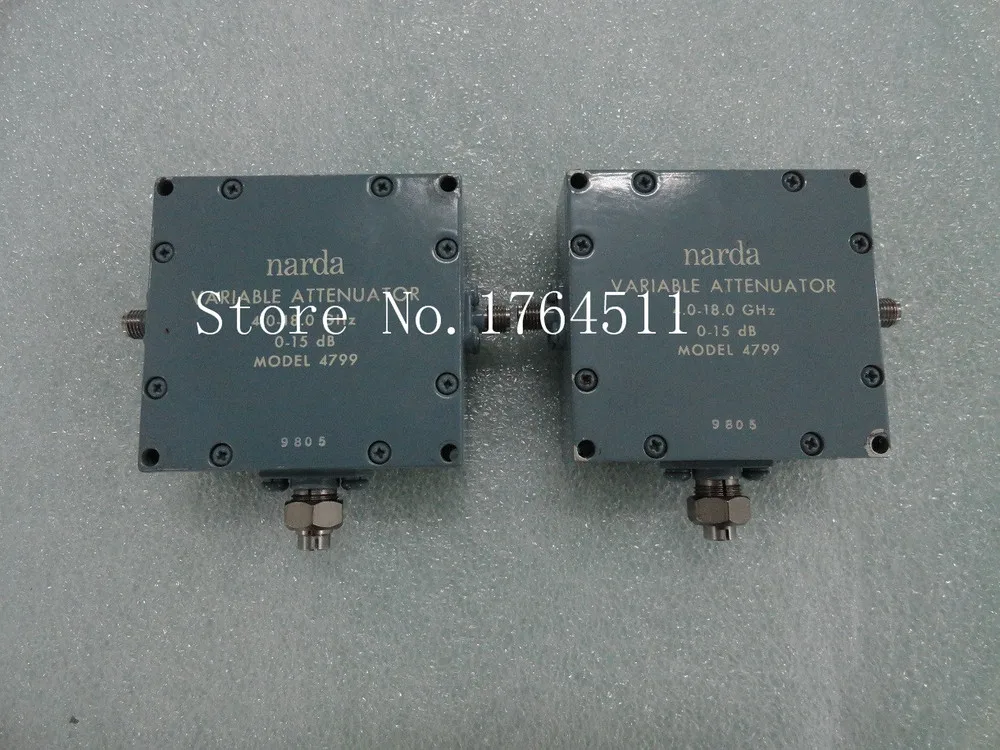 

[BELLA] Manual variable attenuator 4799 0- 5dB Narda continuation 4-18GHz SMA