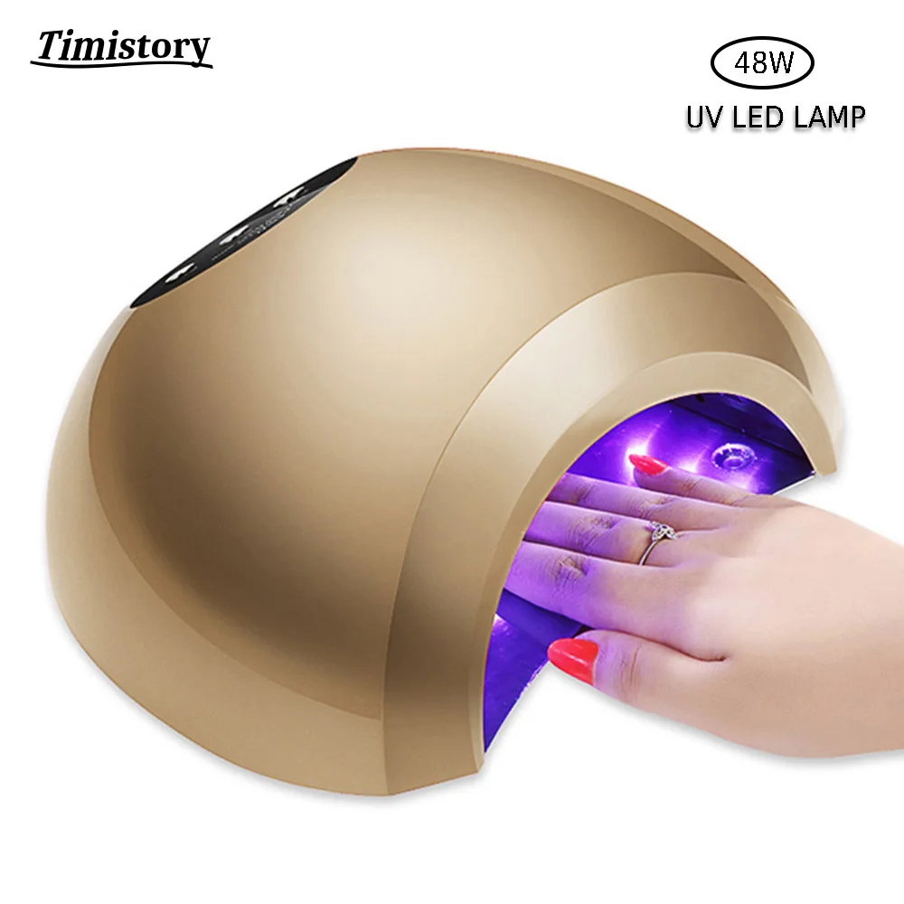 

Timistory 48W UV Lamp Gel LED Nail Lamp Nail Dryer For Nails All Gel Polish Sensor Sun Led Light Nail Art Manicure Tool